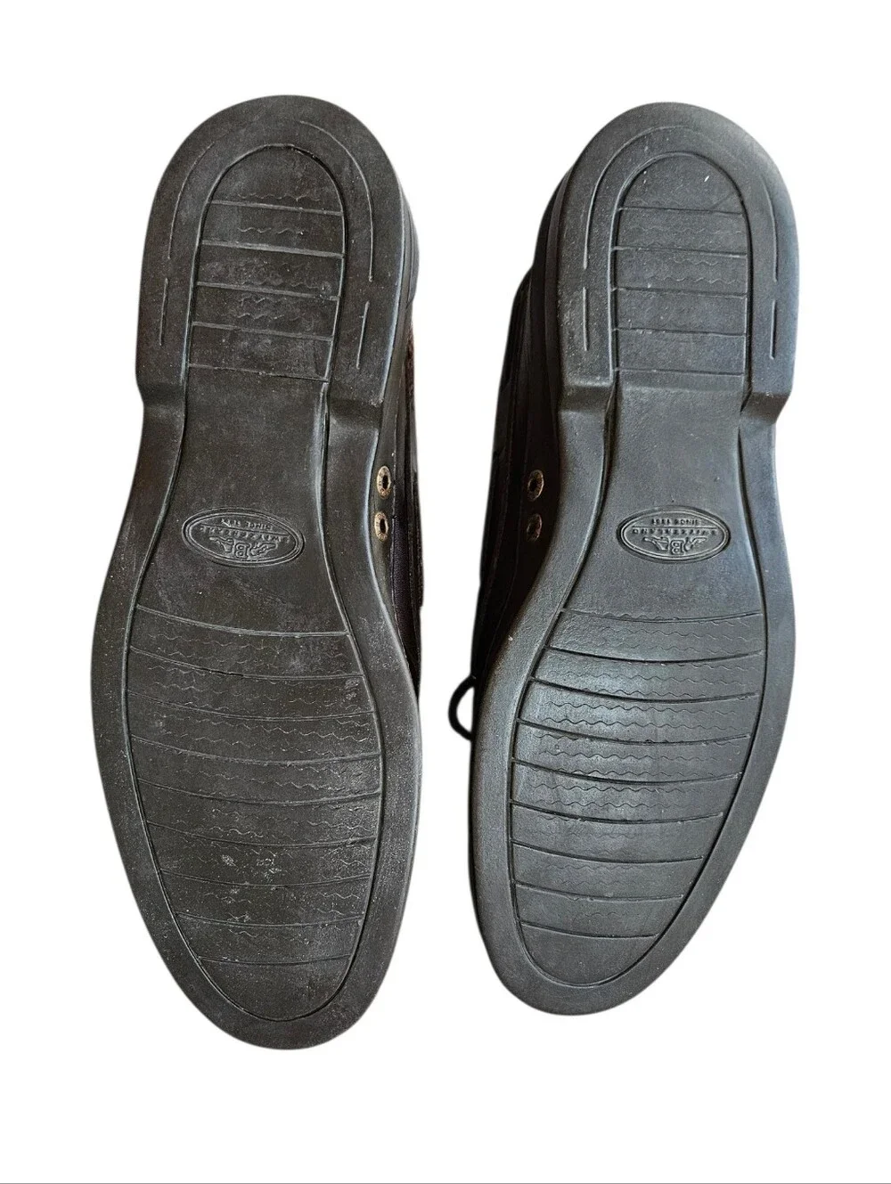 Bally of Switzerland Brown Leather Boat Shoes Deck Moccasins Plume Style